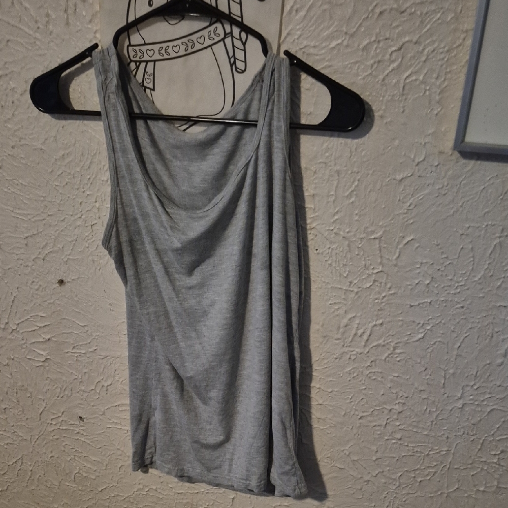 Gray Women's Sleeveless Top